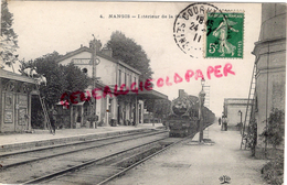 77 - NANGIS - INTERIEUR DE LA GARE   1911 - Nangis