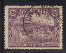 T1911 - TASMANIA 2 Pence Wmk V On Crown Sideways Used . P. 12 1/2 - Usados