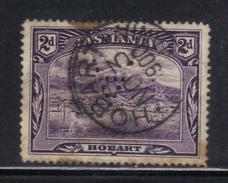 T1925 - TASMANIA 2 Pence Wmk TAS Used . Punctured A - Usados