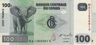 CONGO  DEMOCRATIC  REPUBLIC     100  FRANCOS  31-7-2.007  SC/UNC         DL-8708 - Ohne Zuordnung