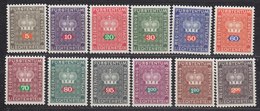 Liechtenstein 1968/1969 Dienstmarken 12v ** Mnh (33956) - Dienstzegels