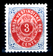 Antille-Danesi-F047 - 1873-79: Yvert & Tellier N. 6a (sg) NG - Dentellato 12,5 - Privo Di Difetti Occulti - - Denmark (West Indies)