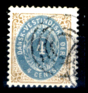 Antille-Danesi-F048 - 1873-79: Yvert & Tellier N. 7b - Dentellato 12,5 - Privo Di Difetti Occulti - - Dänische Antillen (Westindien)