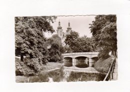 66187    Germania,  Donaueschingen,  Schutzenbrucke Mit  Stadtkirche,  VG  1957 - Donaueschingen