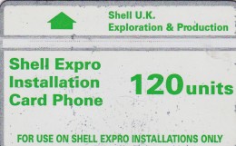 UK, CUR003, 120 Units, Shell Expro, 2 Scans.   (Cn : 348B). - [ 2] Plataformas Petroleras