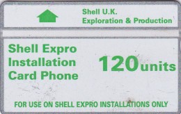 UK, CUR003, 120 Units, Shell Expro, 2 Scans.   (Cn : 232E). - [ 2] Plataformas Petroleras