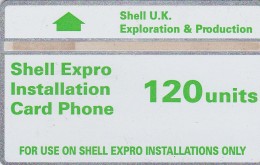 UK, CUR003, 120 Units, Shell Expro, 2 Scans.   (Cn : 586E). - [ 2] Plataformas Petroleras