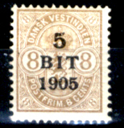 Antille-Danesi-F060 - 1905: Yvert & Tellier N. 26 (+) LH - Privo Di Difetti Occulti - - Danimarca (Antille)