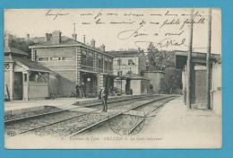 CPA 6 - Chemin De Fer Cheminots Gare OULLINS 69 - Oullins