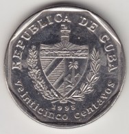 @Y@    Cuba   25 Centavos  1998        (4292) - Kuba