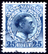 Antille-Danesi-F073 - 1915-1917: Yvert & Tellier N. 47 - Privo Di Difetti Occulti - - Dänische Antillen (Westindien)