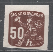 Czechoslovakia 1945. Scott #P34 (M) Newspaper Delivery Boy - Newspaper Stamps