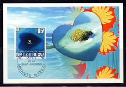 WALLIS & FUTUNA 2003 CARTE MAXIMUM TIMBRE N° 589 LA SAINT VALENTIN - Cartes-maximum