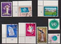 UNO Genf 1969 MiNr.1 - 8 O  Gest. Jahrgang 1969 Komplett ( 3946 ) - Usados