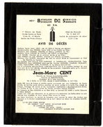 401° BATAILLON DES SERVICES SANGLOTS AVIS DE DECES HUMOUR JEAN MARC CENT  -  4 PAGES 1964  LA FORCE - Other & Unclassified