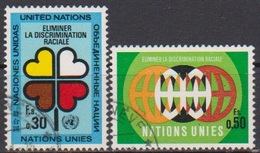 UNO Genf 1971 MiNr.19 - 20 O Gest. Intern. Jahr Gegen Rassendiskriminierung ( 3981 ) - Used Stamps