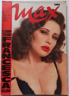 FRANCESCA DELLERA  -RIVISTA  MAX DI   GENNAIO 1988 ( CART 73) - Musica