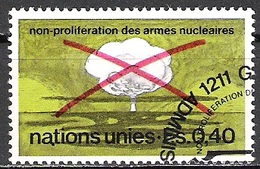 UNO Genf 1972 MiNr. 23 O Gest. Kernwaffensperrvertrag ( 3998 ) - Gebruikt