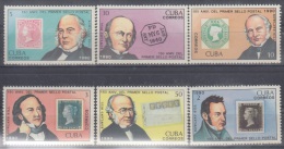 1990.17- * CUBA 1990. MNH. HISTORIA POSTAL. PENIQUE NEGRO. PENNY BLACK. ROWLAND HILL. COMPLETE SET. - Ongebruikt