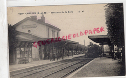 77 - CHELLES - INTERIEUR DE LA GARE - Chelles