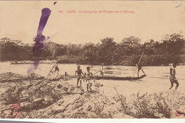 NAVIGATION SUR LE  MEKONG   /////        REF. DEC 16 / N° 1887 - Laos