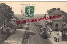 77 - FONTAINEBLEAU - LA GARE - Fontainebleau