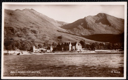 OLD PHOTO CARD - Glencoe Mountains - BALLACHULISH HOTEL - RARE !! - Argyllshire