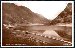 OLD PHOTO CARD - Glencoe Mountains - LOCH TRIOCHATAN - RARE !! OLDTIMER - Argyllshire