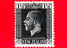 NUOVA ZELANDA - New Zealand - Usato - 1916 - Giorgio V - King George V - 1 ½ - Usati