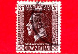 NUOVA ZELANDA - New Zealand - Usato - 1919 - Giorgio V - King George V - 3 - Usati