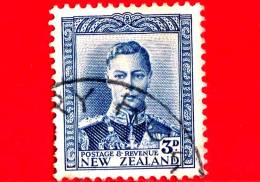 NUOVA ZELANDA - New Zealand - Usato - 1941 - Giorgio VI - King George V - 3 - Gebraucht