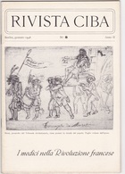 CIBA RIVISTA N. 8  DEL    GENNAIO 1948 -  MEDICI NELLA RIVOLUZIONE FRANCESE (30214 - Testi Scientifici