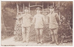 Carte Postale Photo Militaire Allemand-Soldat-Argonnen-Argonne-Marne-Meuse-Ardennes-Argonnerwald-Militaire-Guerre- - War 1914-18