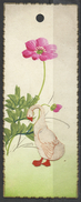 Soviet Union, Moscow, HNY, A Swan With A Giant Flower, Hand Painted,  1966. - New Year