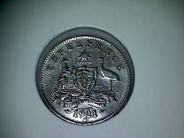 Australie 3 Pence 1921 - Threepence