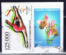 TR+ Türkei 1997 2000 Mi 3113 3240 Orchidee, Olympische Spiele - Oblitérés