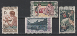 LOT 107 POLYNESIE PA N° 1-2-3-4 Oblitérés - Used Stamps