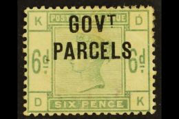 GOVT. PARCELS 1883-86 6d Dull Green, SG O62, Mint Part OG, Somewhat Heavily Hinged With Some Ink Notations In The... - Sonstige & Ohne Zuordnung