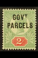 GOVT. PARCELS 1891 2d Grey- Green And Carmine, SG O70, Very Fine Lightly Hinged Mint, Cat £250. For More... - Autres & Non Classés