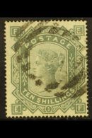 1867 10s Greenish Grey, Wmk Maltese Cross, SG 128, Very Fine Used. Lovely Stamp With Neat Cancel And Strong Even... - Otros & Sin Clasificación