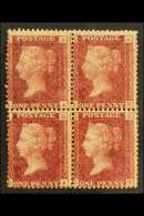 1858-79 1d Red Plate 164, SG 44, Mint BLOCK OF FOUR With One Stamp Never Hinged. Fresh (block 4) For More Images,... - Otros & Sin Clasificación