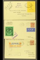 1933 FIRST FLIGHT COVERS WITH SEMI-OFFICIAL LOCAL STAMPS. 1933 (12 Apr) Cover With Great Western Railway 3d Black... - Autres & Non Classés