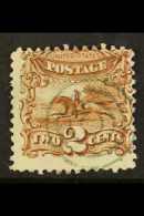 1869 2c Brown Post Horse And Rider, Scott 113, Good Used, Centered To Top Right, But With Lovely Neat Target... - Autres & Non Classés