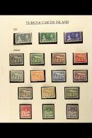 1937-52 KGVI  MINT COLLECTION Presented In Mounts On Pages, A Highly Complete Collection Of This Reign With... - Turks & Caicos (I. Turques Et Caïques)
