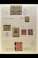 USED IN IRAQ 1870's-1910's FASCINATING POSTMARKS COLLECTION Of Used Stamps Showing Various Postmarks Of The... - Autres & Non Classés