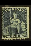 1861 1s Indigo Britannia, SG 58, Unused With Good Fresh Colour. For More Images, Please Visit... - Trinidad En Tobago (...-1961)