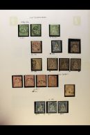 1854-1975 COLLECTION IN AN ALBUM A Mint And Used Collection Which Includes 1854-62 Imperf Strubels Used Range With... - Autres & Non Classés