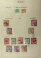 1897-1951 FINE CLEAN MINT & USED COLLECTION Written Up On Album Pages. With All Different Postage And Air... - Sudan (...-1951)