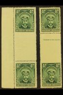 1924-9 ½d Blue-green Gutter Margin Pairs, One With IMPERFORATE AT BASE, Other IMPERFORATE TO TOP, SG 1... - Rhodésie Du Sud (...-1964)