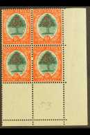 1933-48 6d Green & Orange-vermilion, Die II, SG 61c, Never Hinged Mint Corner Block Of 4. For More Images,... - Unclassified